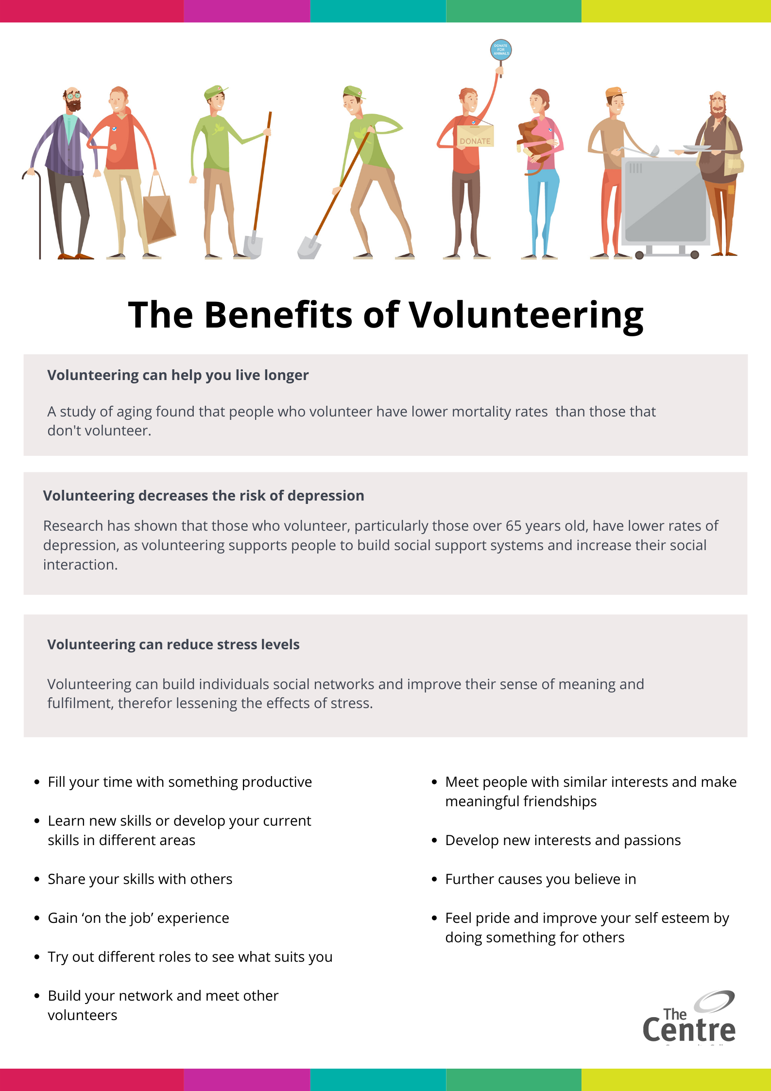 Benefits of Volunteering The Volunteer Centre